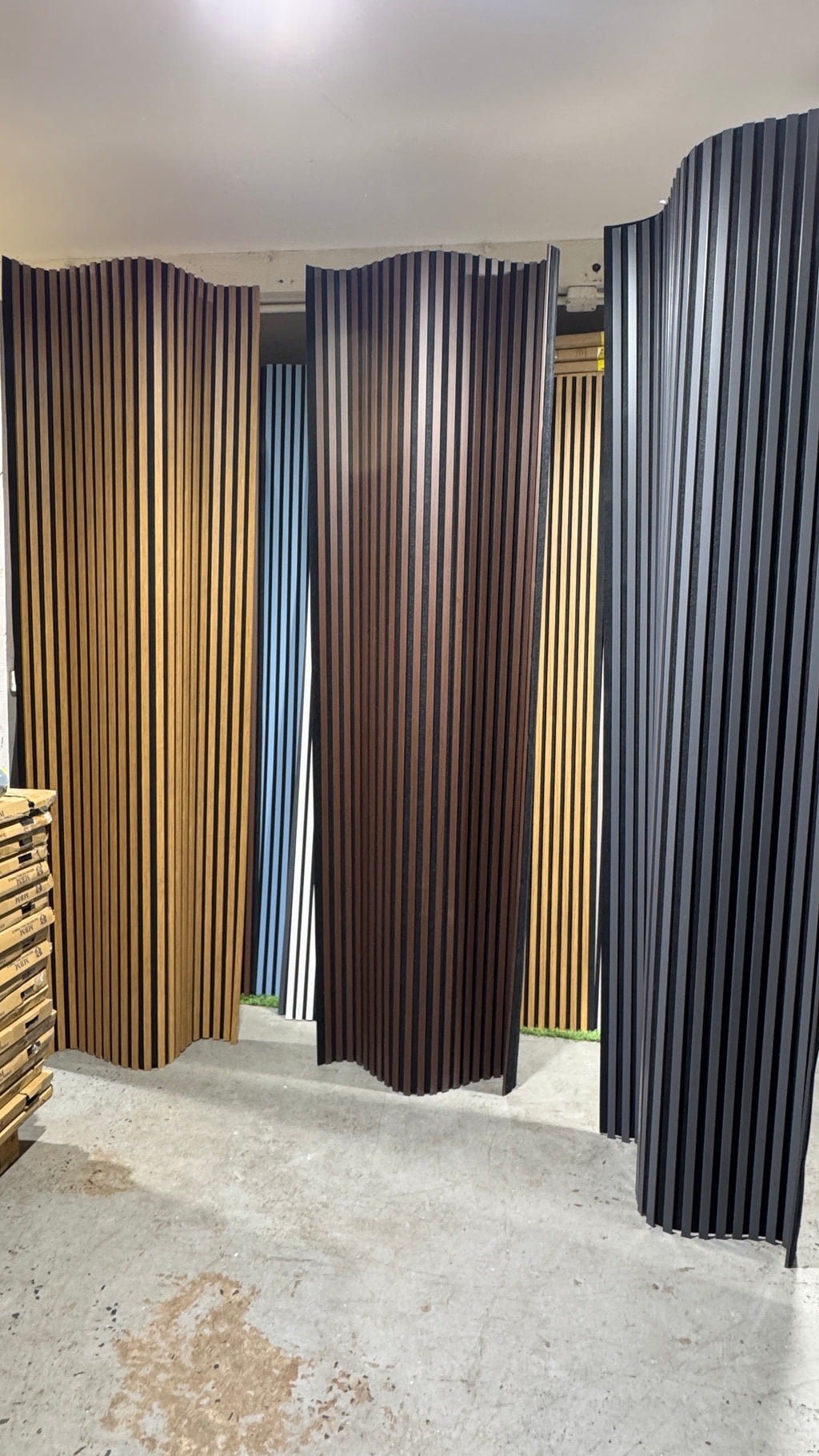 Walnut Acoustic Wood Slat Wall Panel – Modern Decorative Acoustic Wall Panels