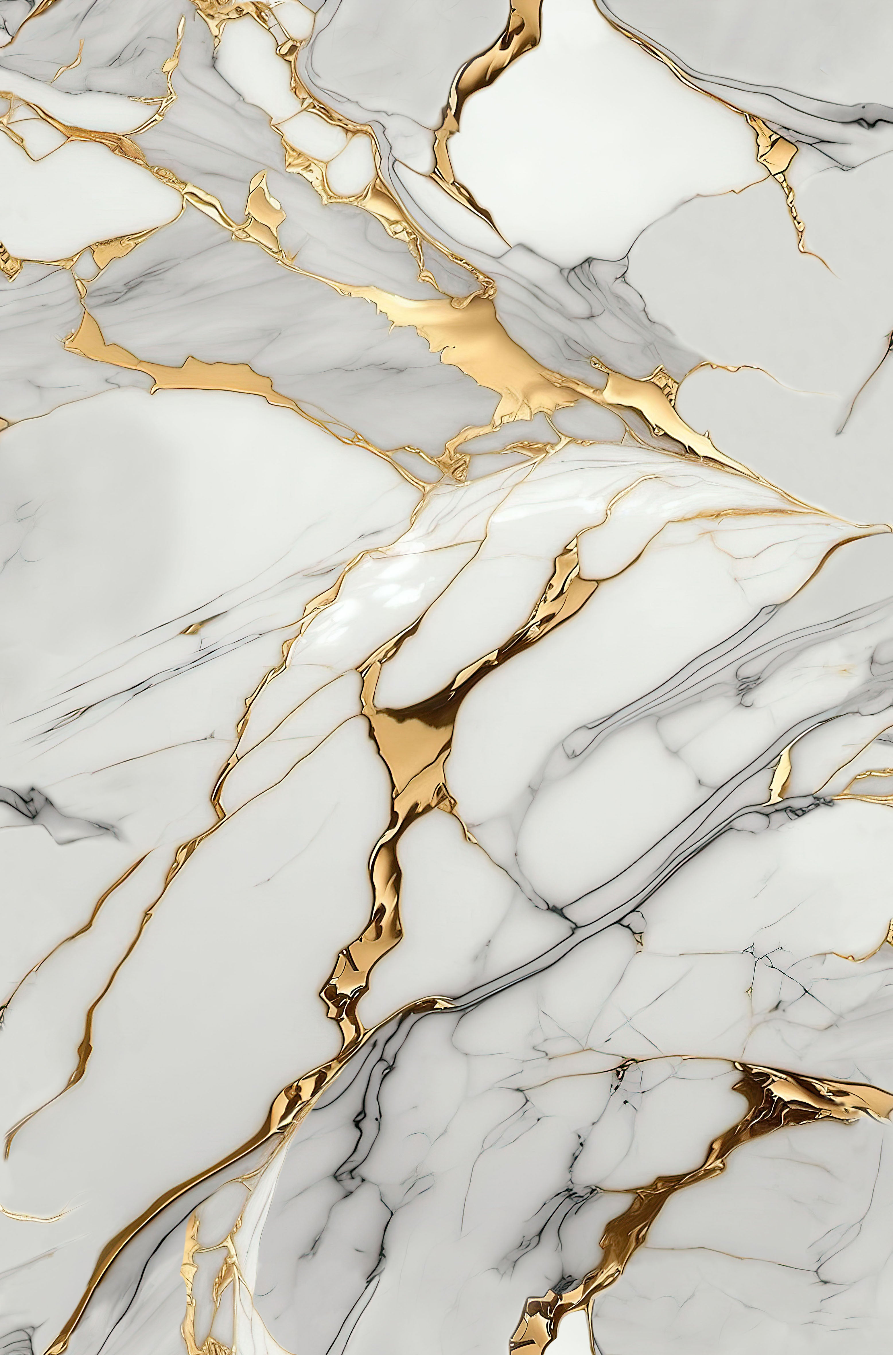 Gold White Marble Look PVC Wall Panel – 4x8 ft UV Coated, Waterproof & Fire Rated (32 sq. ft)