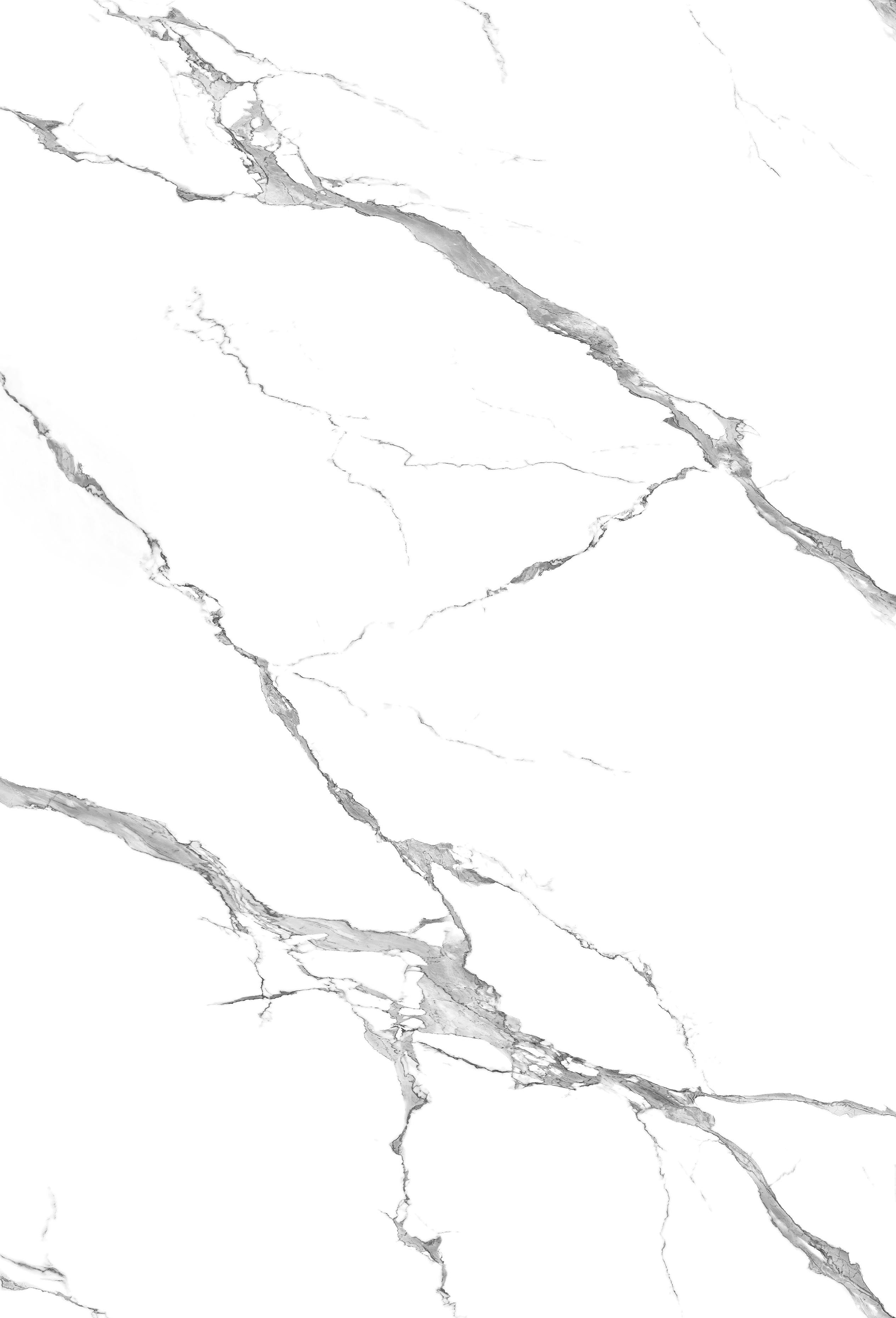 White marble texture with gray veins on a white background