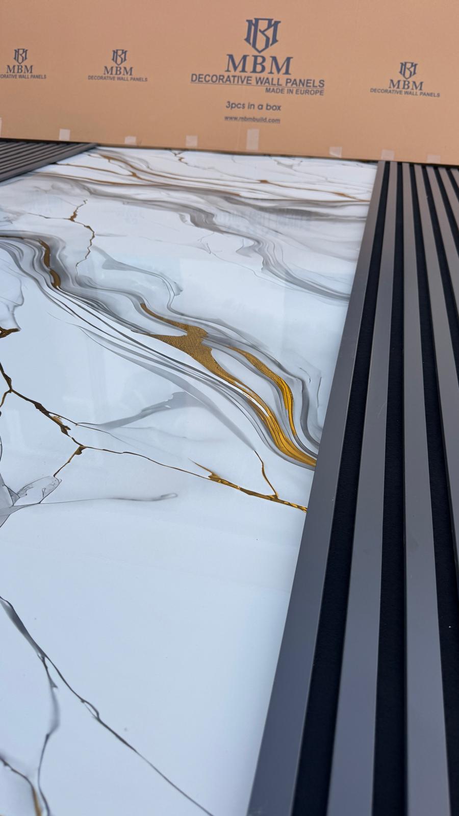 New Collection Gold  Marble Look PVC Wall Panel – 4x8 ft UV Coated, Waterproof & Fire Rated (32 sq. ft) (Copy) (Copy)