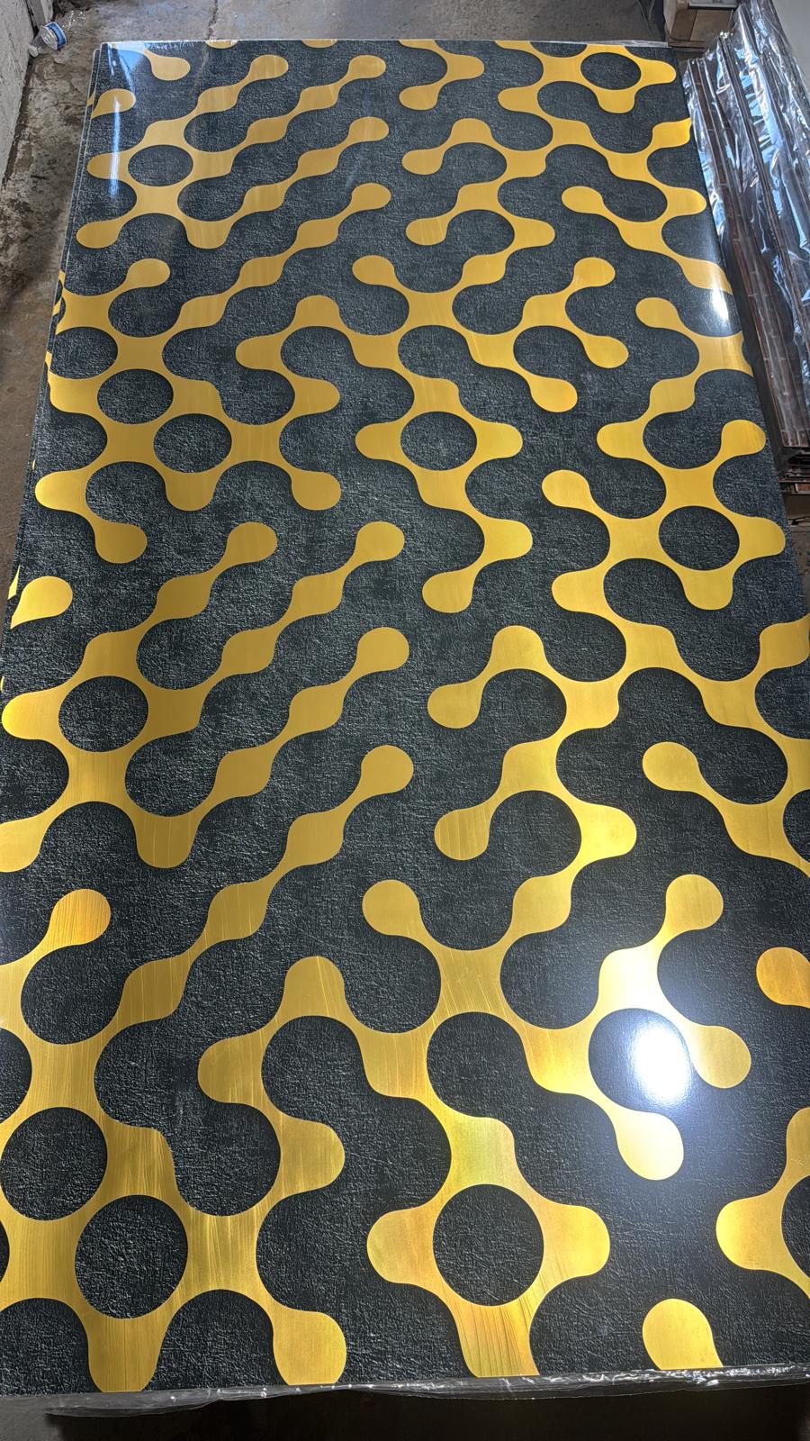 3D Gold Exclusive   Marble Look PVC Wall Panel – 4x8 ft UV Coated, Waterproof & Fire Rated (32 sq. ft) (Copy) (Copy) (Copy)