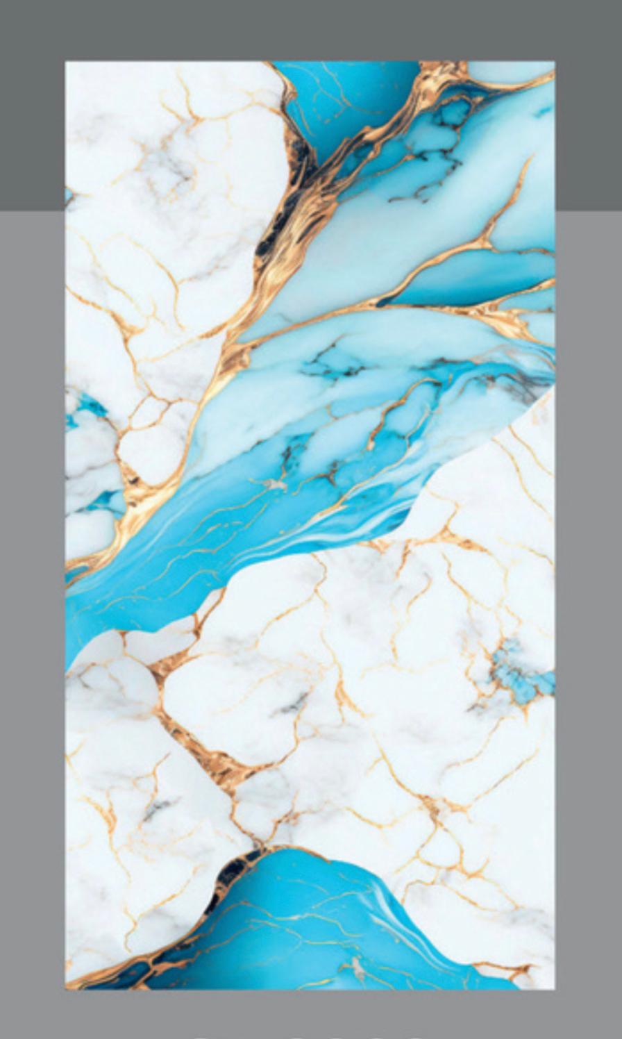 Gold Aqua Marble Look PVC Wall Panel – 4x8 ft UV Coated, Waterproof & Fire Rated (32 sq. ft)