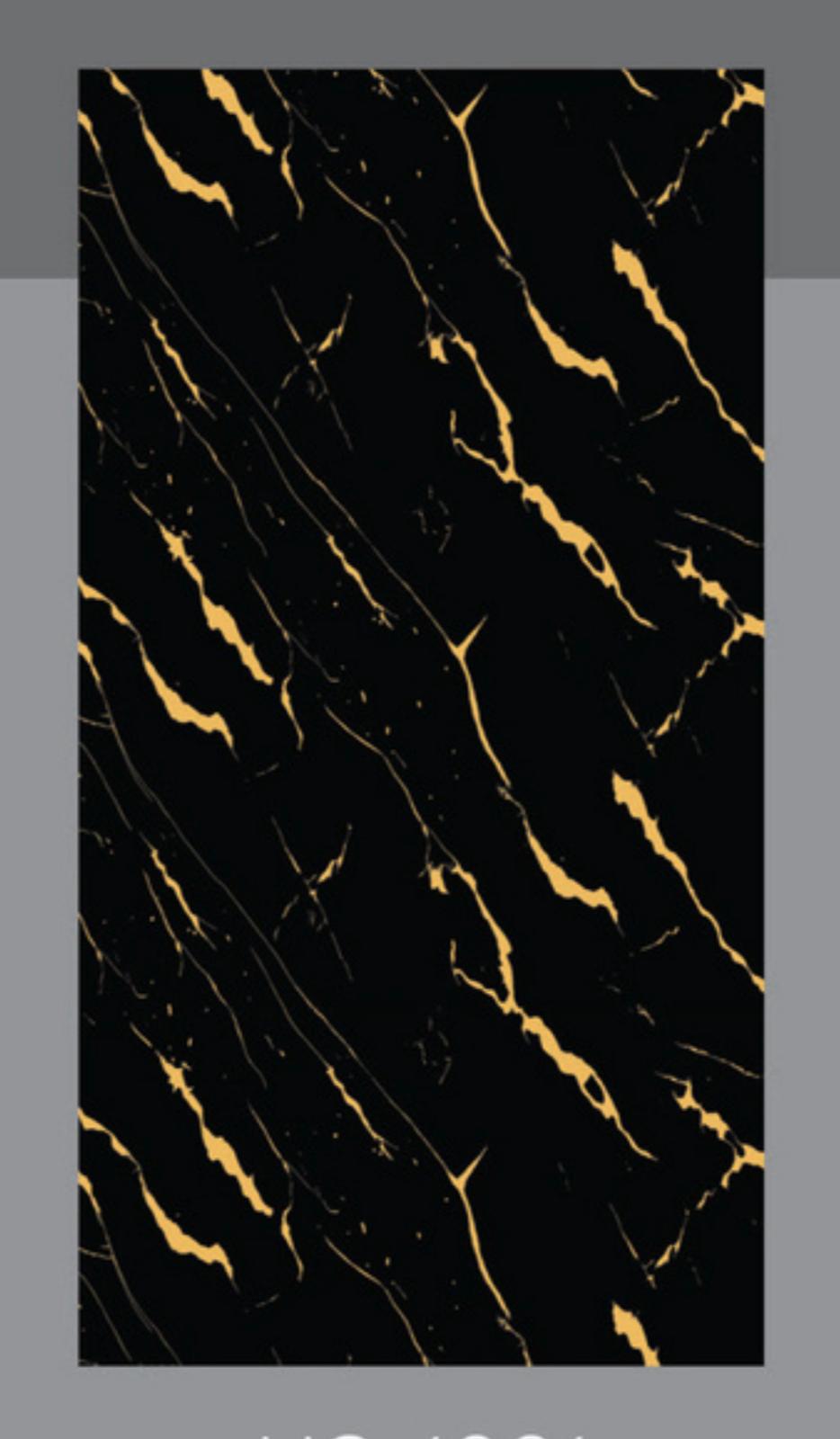 Gold Black Elegant Marble Look PVC Wall Panel – 4x8 ft UV Coated, Waterproof & Fire Rated (32 sq. ft)