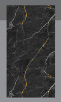 Gold Black Thunder Marble Look PVC Wall Panel – 4x8 ft UV Coated, Waterproof & Fire Rated (32 sq. ft)