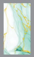 Gold Green Marble Look PVC Wall Panel – 4x8 ft UV Coated, Waterproof & Fire Rated (32 sq. ft)