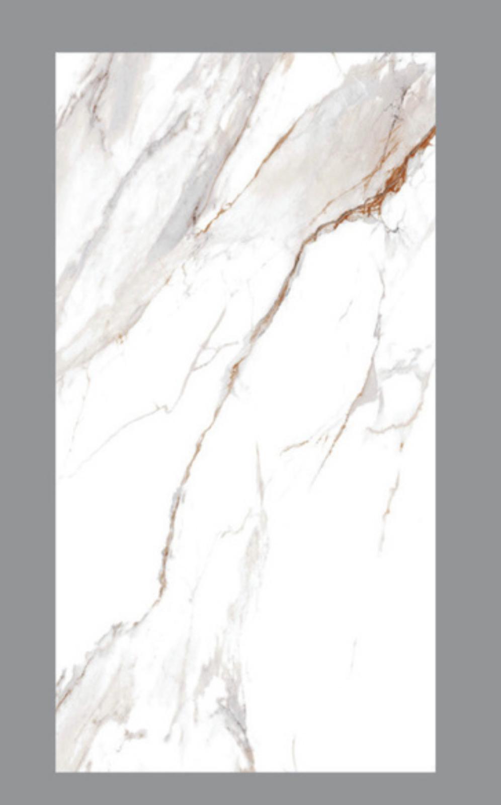 White Brown Coffe Splash Marble Look PVC Wall Panel – 4x8 ft UV Coated, Waterproof & Fire Rated (32 sq. ft)