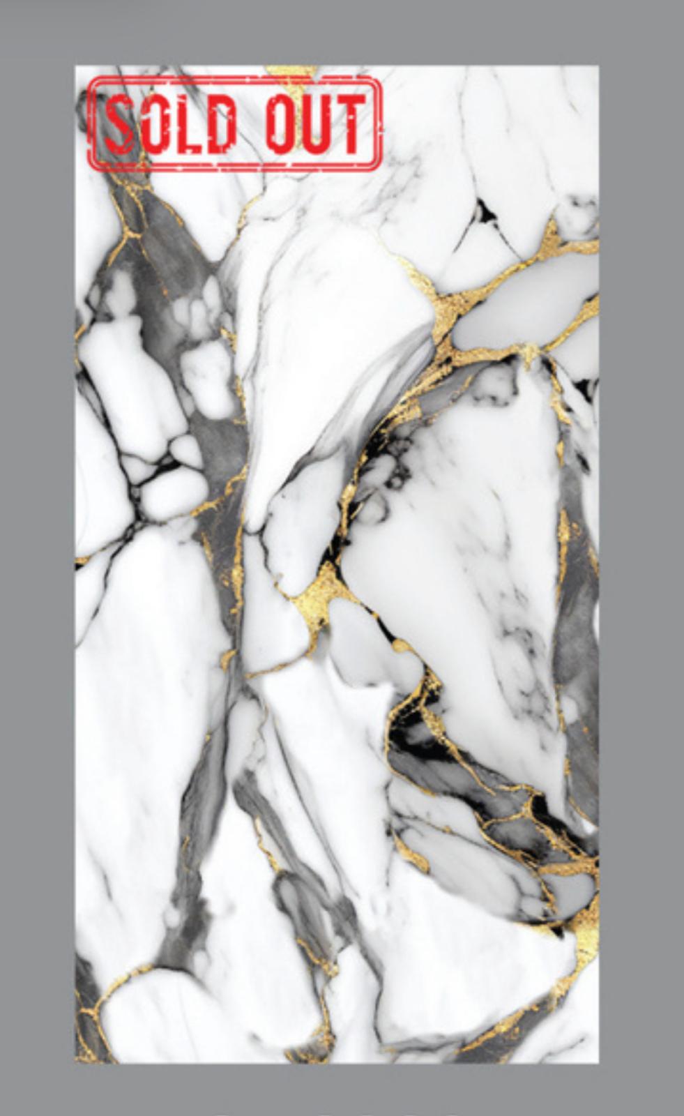 Gold Black Marble Look PVC Wall Panel – 4x8 ft UV Coated, Waterproof & Fire Rated (32 sq. ft)