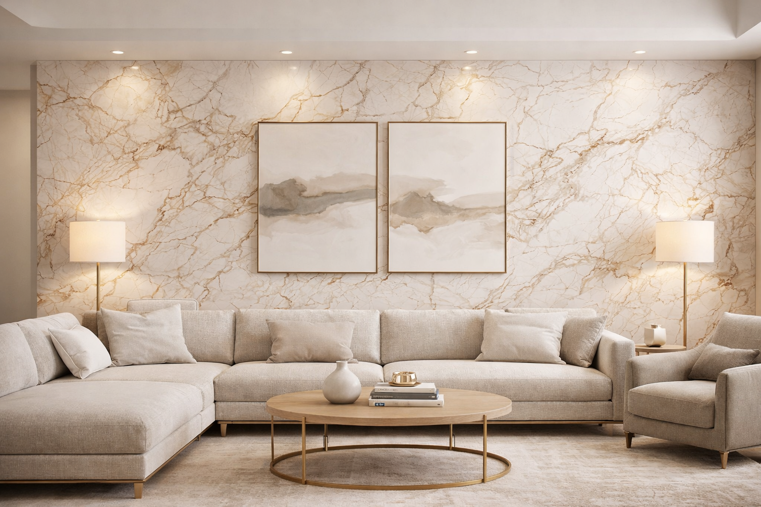 White Brown Cracks Marble Look PVC Wall Panel – 4x8 ft UV Coated, Waterproof & Fire Rated (32 sq. ft)